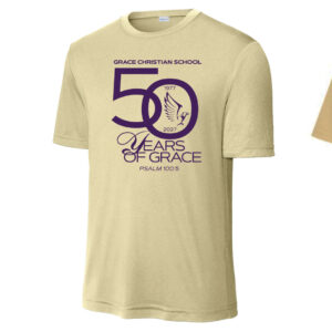Gold 50th PosiCharge® Competitor™ Tee