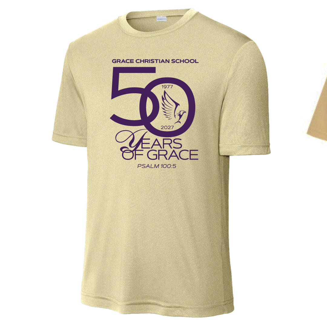 Gold 50th PosiCharge® Competitor™ Tee