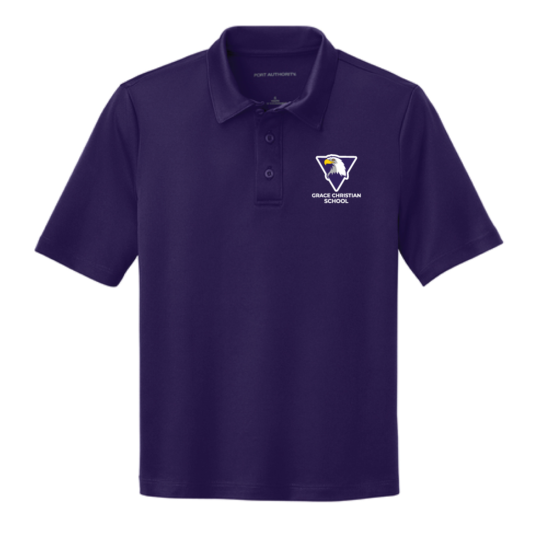 Logo Youth Silk Touch™ Performance Polo