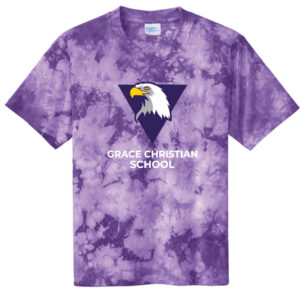 Purple Crystal Tie-Dye Tee